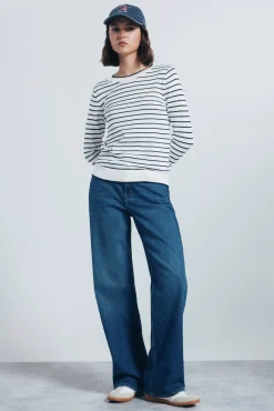 Springfield Camisolas-Jersey fino com botões e punhos vison