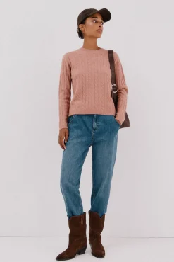 Cortefiel Camisolas-Jersey macio com oitos Subiu