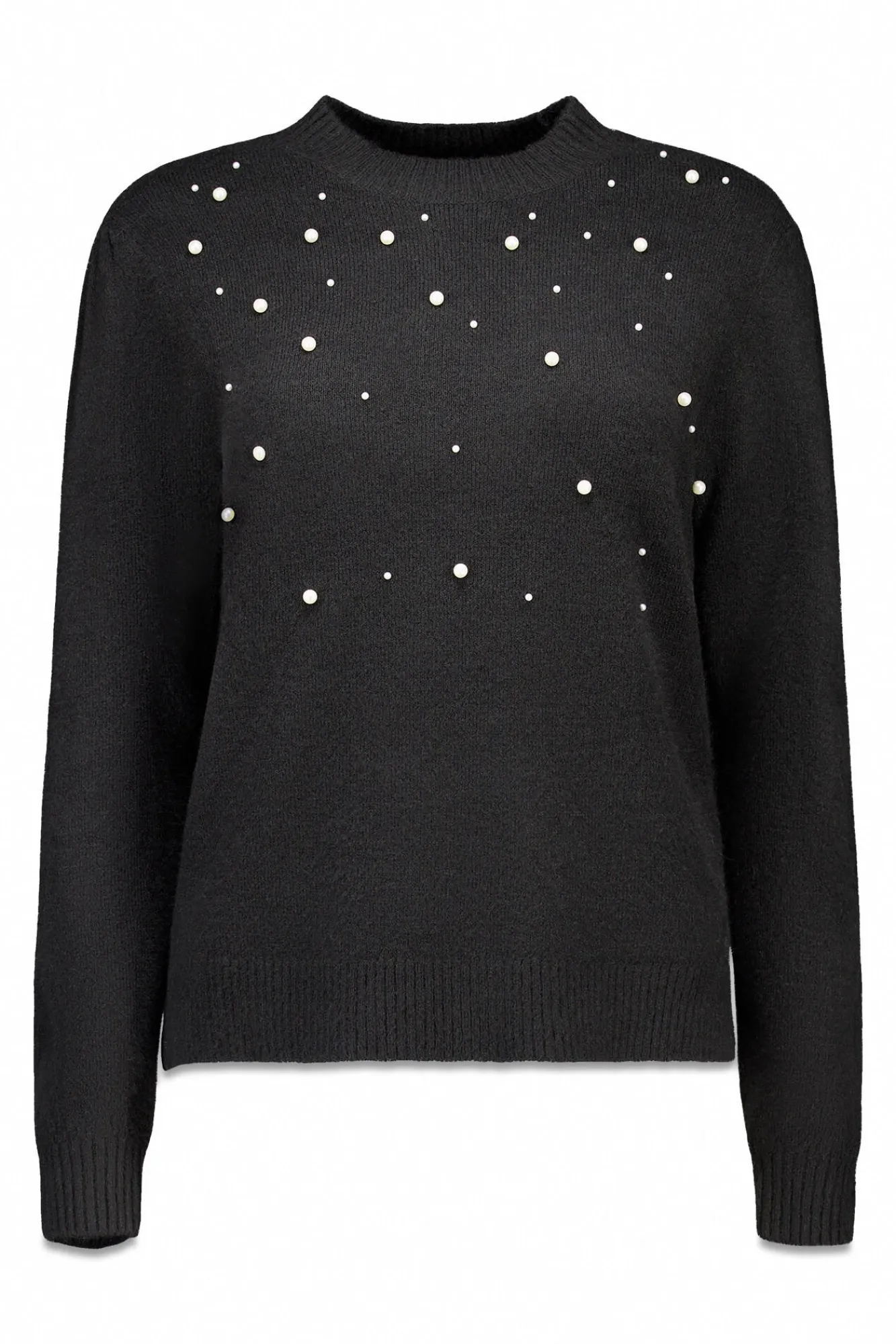 Cortefiel Camisolas-Jersey punto perlas Preto