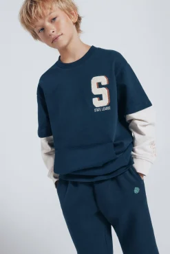 Springfield Kids Calças|T-Shirts-Jogger básico menino azul