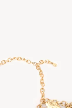 Hoss Intropia Joalharia E Bijuteria-Lúcia. Colar de elos banhado a ouro Dourado