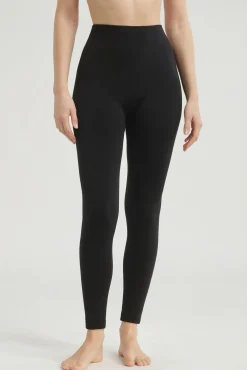 DIM Calças-Legging térmica longa feminina preto