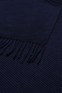 Vilanova Cachecol-Lenço estampado Paisley Azul