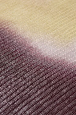 Vilanova Cachecol-Lenço Plissado com Estampado Gradiente rosa