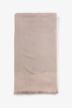 Vilanova Cachecol-Lenço retangular brilhante Castanho