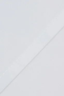 Bassols Conjuntos De Roupa De Cama-Lençol Bajera Satén 400 Hilos Cama 180 cm Branco