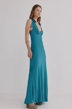 Hoss Intropia Vestidos-Leonor. Vestido fluido Azul