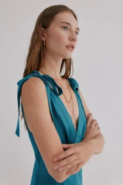 Hoss Intropia Vestidos-Leonor. Vestido fluido Azul