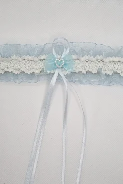 Ivette Bridal Roupa Interior-Liga azul