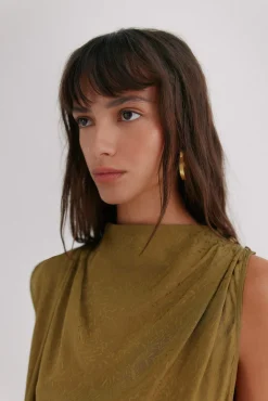 Hoss Intropia Vestidos-Liliane. Vestido midi Verde