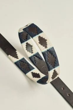 Valecuatro Cintos-Linha Branca do Cinturão de Soyón Multicolorido