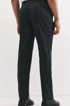 Cortefiel Calças|Calças Clássicas-Liso Coolmax lisas Cinzento