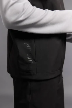 Pedro del Hierro Coletes|Casacos-liso de golfe Colete Preto