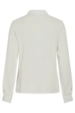 Vila Blusas-Long-sleeved shirt Branco