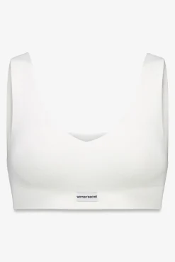 Women'secret Roupa Interior-LOVELY top branco canelado sem costura bege