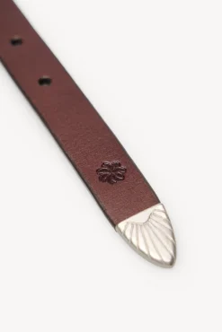 Hoss Intropia Cintos-Luanda. Cinto largo de pele Granada