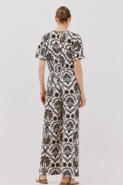 Cortefiel Macacões|Vestidos-Macacão estampado Impressão