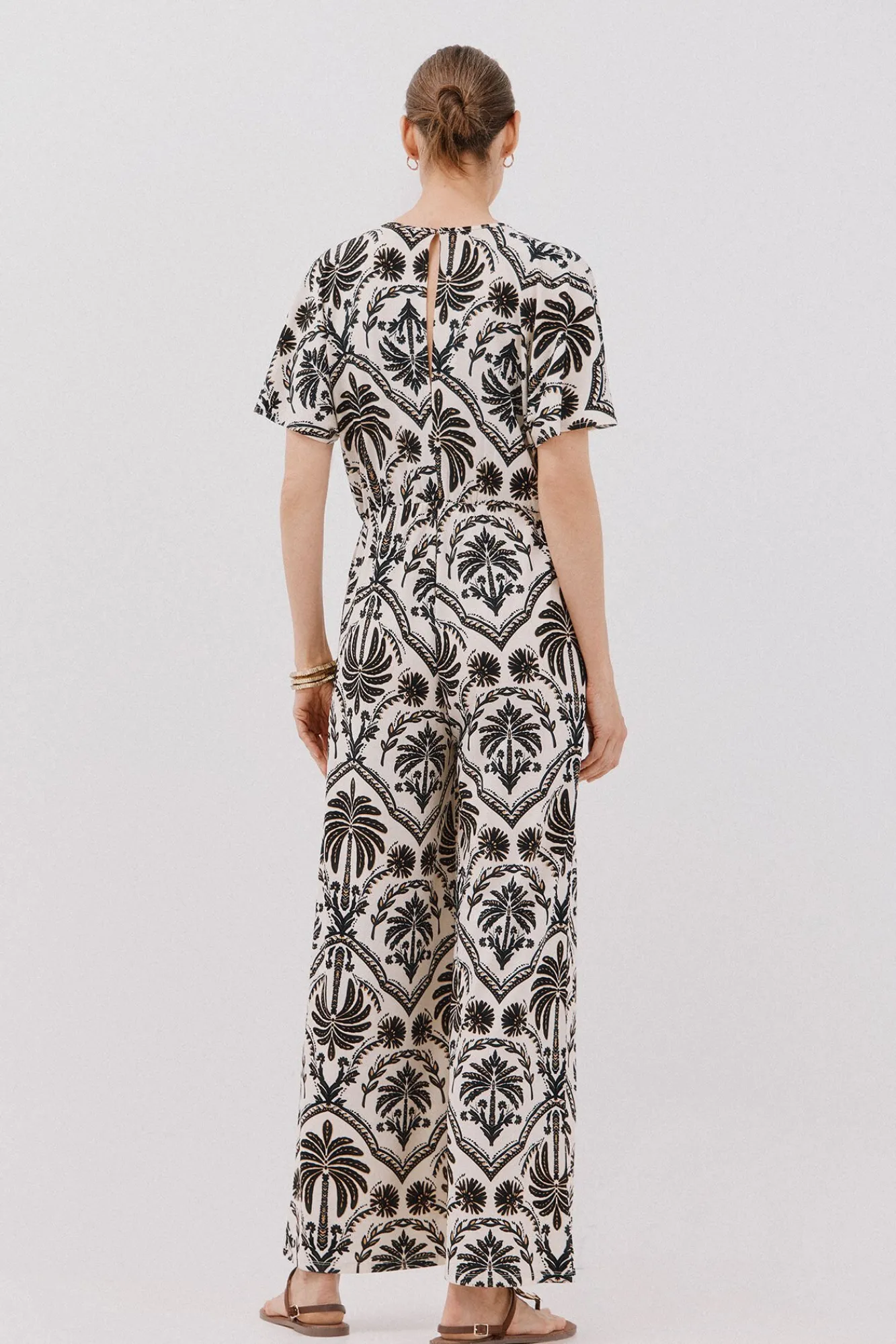 Cortefiel Macacões|Vestidos-Macacão estampado Impressão