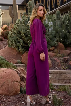 Polín Et Moi Macacões|Vestidos-Macacão Florence Liso Roxo