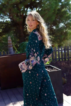 Jaase Vestidos-Macacão Rita com estampado Estella Azul