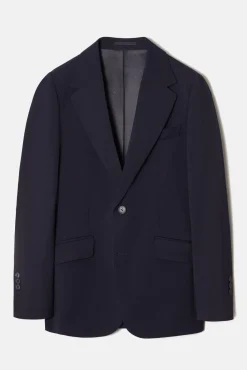 Silbon Blazers|Blazers-Macacão stretch natural Azul