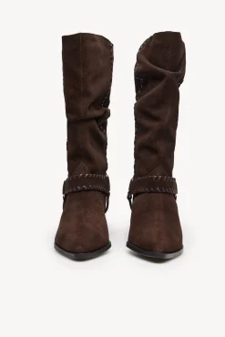 Hoss Intropia Saltos|Botas-Maialen. Botas de croute Castanho