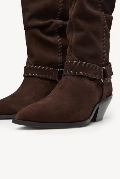 Hoss Intropia Saltos|Botas-Maialen. Botas de croute Castanho