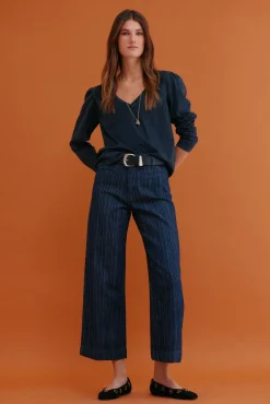 Hoss Intropia T-Shirts-Maialen. T-shirt com efeito lavado Cinzento