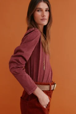 Hoss Intropia T-Shirts-Maialen. T-shirt com efeito lavado Granada