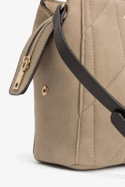 Vilanova Malas-Mala City com efeito camurça acolchoada Tostado