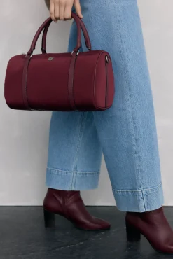 Pedro del Hierro Malas-Mala de boliche bolsa de ombro Bordeaux