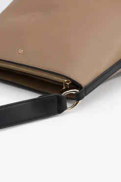 Vilanova Malas-Mala de Ombro com Argolas de Metal Tostado