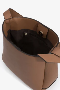 Vilanova Malas-Mala de ombro de couro sintético Castanho