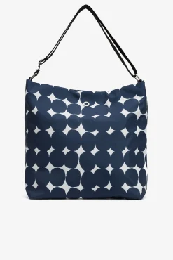 Vilanova Malas-Mala de ombro de nylon estampado Azul