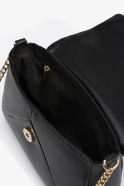 Vilanova Malas-Mala de ombro metálica com aba Preto