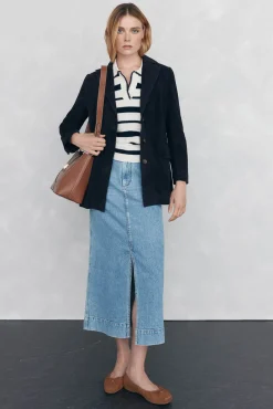 Pedro del Hierro Malas-mala de tiracolo de pele balde Marrom