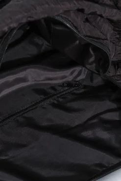 Dash and Stars Malas-Mala de viagem de nylon acetinado preto