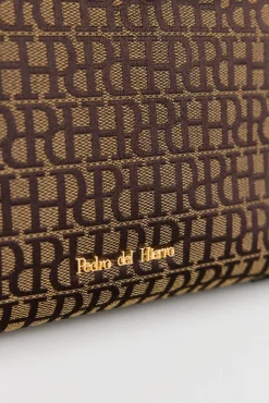 Pedro del Hierro Malas-Mala tote em jacquard Marrom