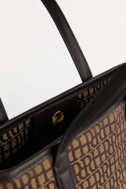 Pedro del Hierro Malas-Mala tote em jacquard Marrom