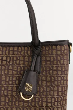 Pedro del Hierro Malas-Mala tote em jacquard Marrom