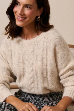 Polín Et Moi Camisolas-Malha de camisola Jackie Tostado