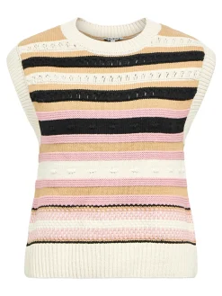 Object Coletes-Malha de colete Multicolorido