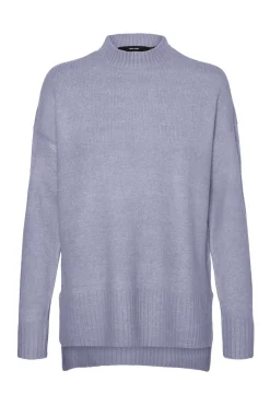 Vero Moda Camisolas-Malha de gola alta Roxo