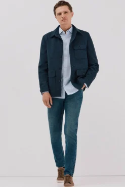 Cortefiel Blazers|Blazers-Malha de malha Azul