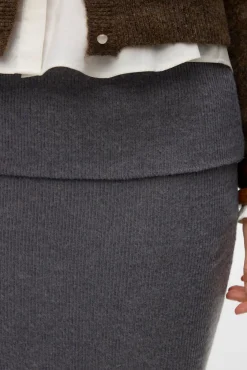 Vero Moda Saias-Malha midi de saia Cinzento
