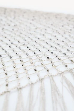 Hoss Intropia Camisolas-Malia. Xale bordado com miçangas Cinzento