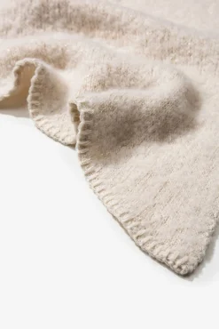 Vilanova Cachecol-Manta Cachecol Escovada bege