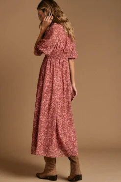 Polín Et Moi Vestidos-Maquiagem de vestido floral Subiu