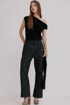 Hoss Intropia T-Shirts-Marcela. Top assimétrico Preto