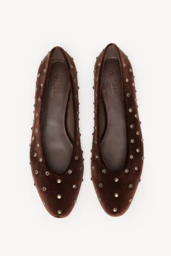 Hoss Intropia Sabrinas-Martina. Bailarinas com cristais Castanho